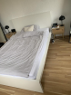 Ikea Malm Bett weiß 140 X 200 mit Lattenrost und Matratze
