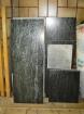 Natursteinplatten, grüner Serpentin, poliert, ca. 4, 5 qm, Stärke 2cm