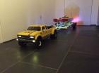 Bootstrailer mit Zugfahrzeug Cross RC PG4L und Catamaran 2x6S inkl. DX4C