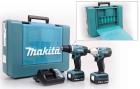 Makita Akku-Bohrschrauber DK1497 14, 4V 198mm Holz Metall Kunststoff