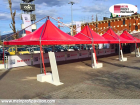 Pavillon 4x6 Überdachung Pagodenzelt Festzelt Autowäsche Terrassendach Messen