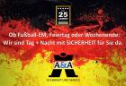 Seit über 25 Jahren > > > Tag + Nacht mit SICHERHEIT