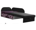 Ecksofa Schlaffunktion Kissen links/ rechts Jugendcouch Lila bis 163cm Wohnzimme