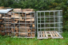 Gitterboxen für Brennholz zu verkaufen