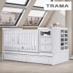 Landhausstil: Baby- und Kinderbett (Umbaubar zum Jugendzimmer) 'Romantica'