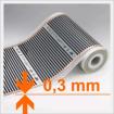 Elektro-Folienheizung für Laminat, Parkett, Fliesen (Heizmatt) - 13,50 EUR/m2