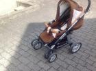 Verkäufe gut erhaltenen Kinderwagen in Braun/Beige