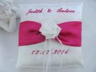 Ringkissen Pink Lady Hochzeit