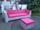 Gemütliche Lounge-Bank Erkheim aus Bauholz von www.exklusivdutchdesign.de