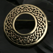 Brosche Keltenknoten aus Bronze
