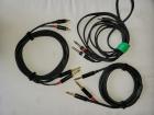 Kabel Set 12-tlg. für Musikinstrumente, Keyboard, PA, Recording