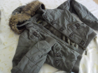 Verkaufe lange Steppjacke Schneeweiß & kurze Jacke khaki,beide dich gefüttert mi
