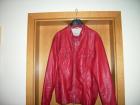 Schöne Damenjacke Original CECIL Gr. 44 rot in Bikerstyle Lederimitat NEU
