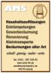 AMS günstige Haushaltsauflösung / Entrümpelung / Wohnung & Geschäft Leipzig