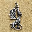 Silber Anhänger keltischer Drache