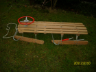 Holzschlitten, Lenkschlitten, XXL, Qualität ! !
