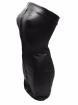 Leder Kleid schwarz mit Reißverschluss! Gr. 34-36 Länge ca.70cm