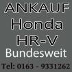 Auto verkaufen Honda HR-V - Motorschaden & Unfallschaden