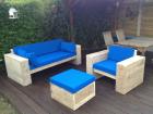 Schickes Lounge-Set Göppingen aus Bauholz von www.exklusivdutchdesign.de