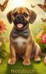 Notizbuch Puggle, Buch, Geschenk für Fans & Hunde Liebhaber, Welpen Zubehör, Mix