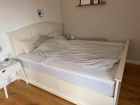 Ikea Birkeland Bettgestell (180x200)Farbe Creme Weiß