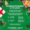 1. Weihnachtsmarkt am Volkspark Halle/ Saale