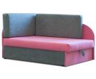 Ecksofa Kindersofa mit Schlaffunktion links/ rechts mit Aufbewahrungsbox Pastell