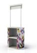 Klemp-System Promotiontheke Messetheke Verkaufstheken OKAPIA 81x205x47cm Werbemi