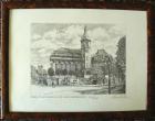 Friedenskirche Jhdt.-Brunnen Grafik (B087)