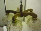 Eiche Wohnzimmerlampe 5 flammig