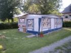 Feststehender Wohnwagen Hobby Prestige