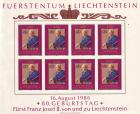 Kleinbogen 903 Fürstentum Liechtenstein, postfrisch