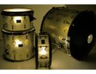 Spaun acryl schlagzeug mit hardware und zildjian becken!