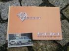 Betriebsanleitung Peugeot 504 Coup  u. Cabriolet / 1978