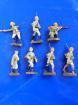 7 Stk. Soldaten, Masse, Elastolin, Lineol, Schusso, Leyla, WKII