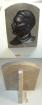 Originales Flachrelief Hitler auf Stein 26x17,5 cm