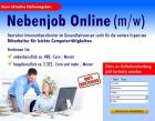 Nebenjob Online (m/w)