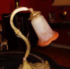 Art Nouveau Tischlampe Noverdy Frankreich