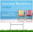 Vermiete Ferienhaus in Wesenberg auf dem Wasser mit Boot