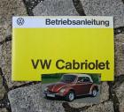 Betriebsanleitung VW 1303 Käfer Cabriolet / 1978