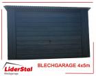Blechgarage 4x5 Garage KFZ Lager Schuppe in Farbe der Anthrazitgrau Blechgaragen