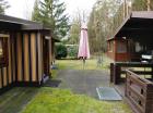 Campingwagen mit festem Vorbau 40 qm auf 320 qm Pachtgrundstück