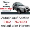 Gebrauchtwagen Autohändler im Raum Aachen, kauft Autos