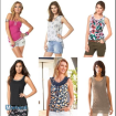 German Marken Oberteile Tops Summer Mix