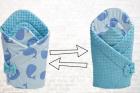 Babyhörnchen Minky 80x80cm Babytasche Babynestchen Babydecke Babyschlafsack Neuw