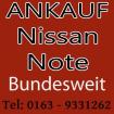 Auto verkaufen Nissan Note - Motorschaden & Unfallschaden