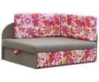 Ecksofa Kindersofa Schlaffunktion Kissen links/ rechts Klappsofa Blumen bis 163
