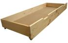 Bettkasten Unterbettschublade Bettschubkasten unlackiert 150cm