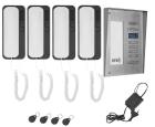 Sprechanlage Gegensprechanlage PC3000REL + SMART D 4 Türsprechanlage Klingel