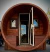 3 Meter Fasssauna Holzofen / Veranda